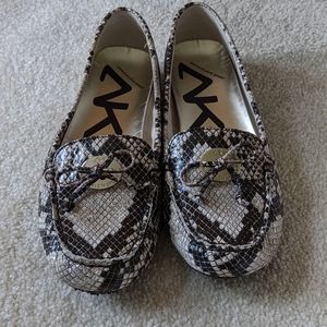 Anne Klein Snake Print Flats